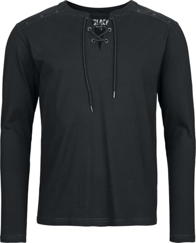 black-premium-by-emp-langarmshirt-schn-rung-schwarz-gr-l image 4