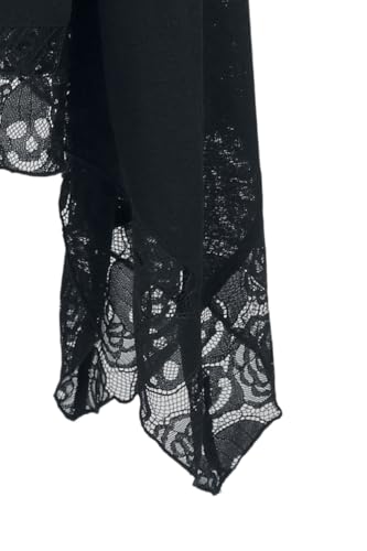 black-premium-langer-rock-spitze-schwarz-damen image 7