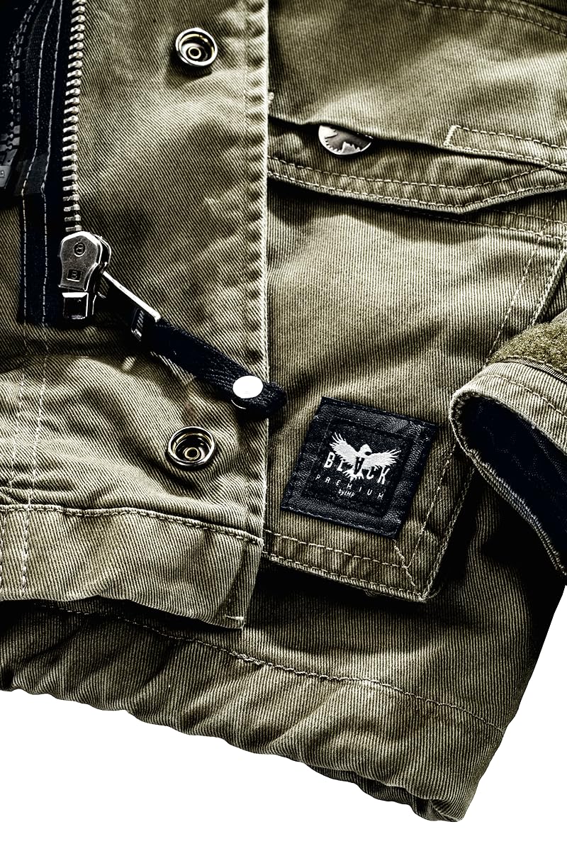 black-premium-by-emp-jacke-oliv-gr-n-mit-innenjacke-herren image 8