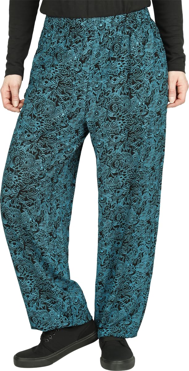 red-by-emp-damen-stoffhose-schwarz-alloverprint-gr-l image 2
