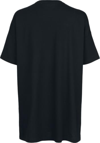 black-premium-by-emp-t-shirt-damen-oversized-mesh-schwarz image 8