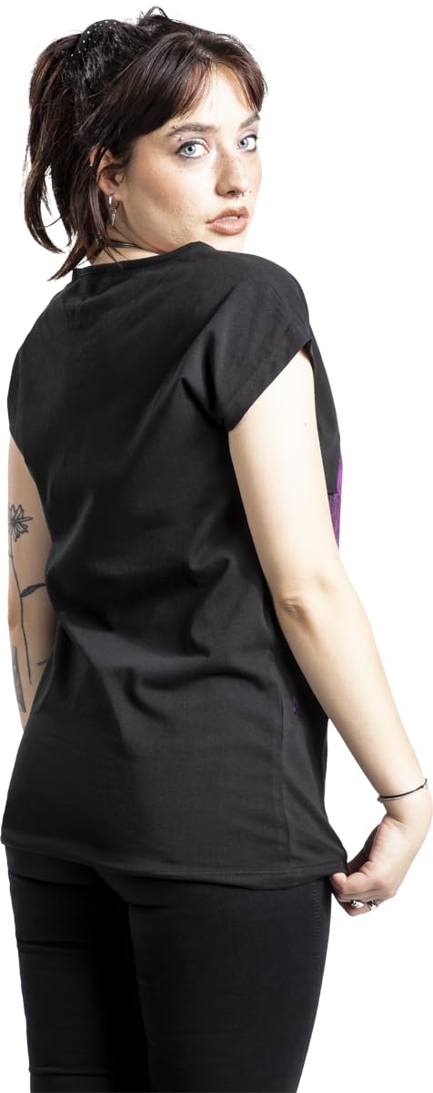 red-by-emp-t-shirt-mit-stern-damen-t-shirt-schwarz-sternprint image 5