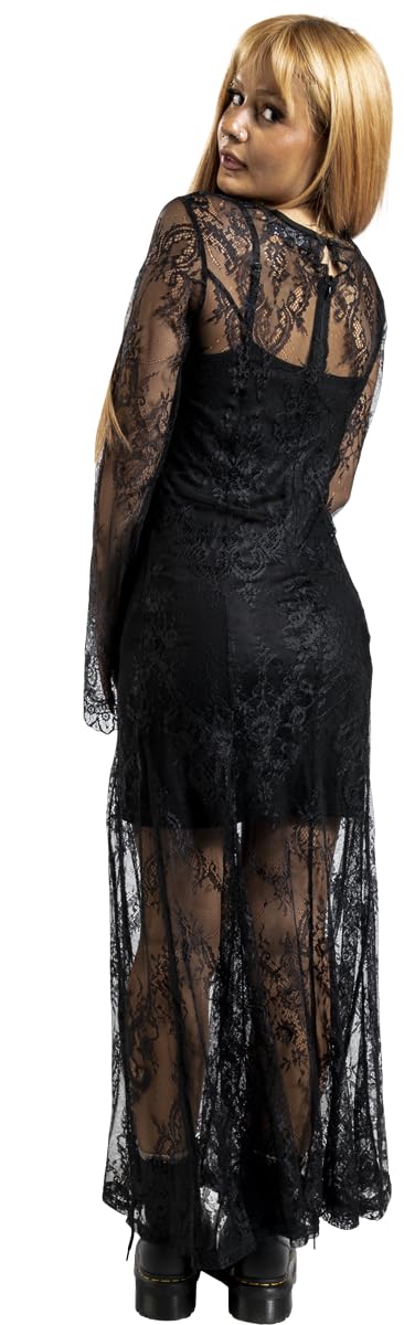 black-premium-by-emp-langes-kleid-unterkleid-schwarz-damen image 5