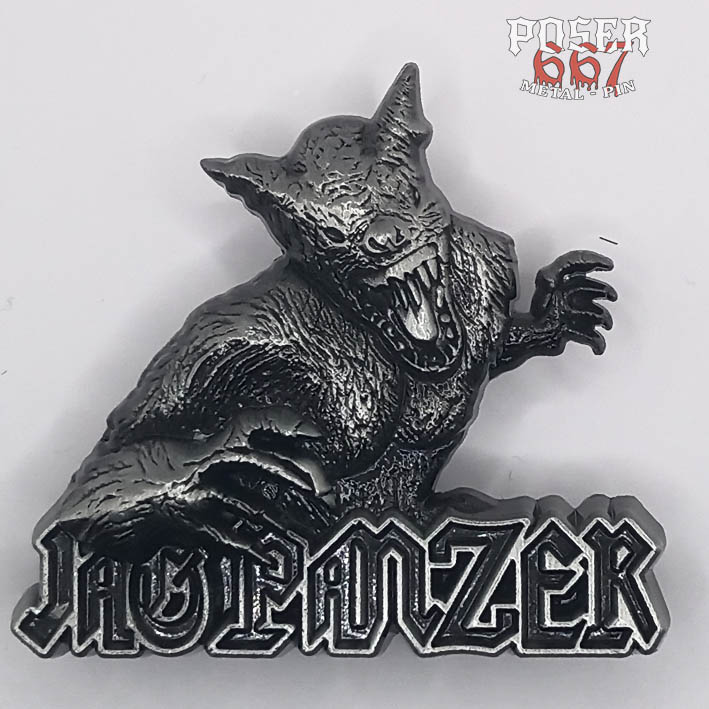 poser667-jag-panzer-the-jaw-3d-pin-antik-silber-5-cm image 1