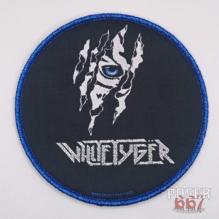 white-tyger-patch-aufn-her-rund-schwarzer-rand image 1