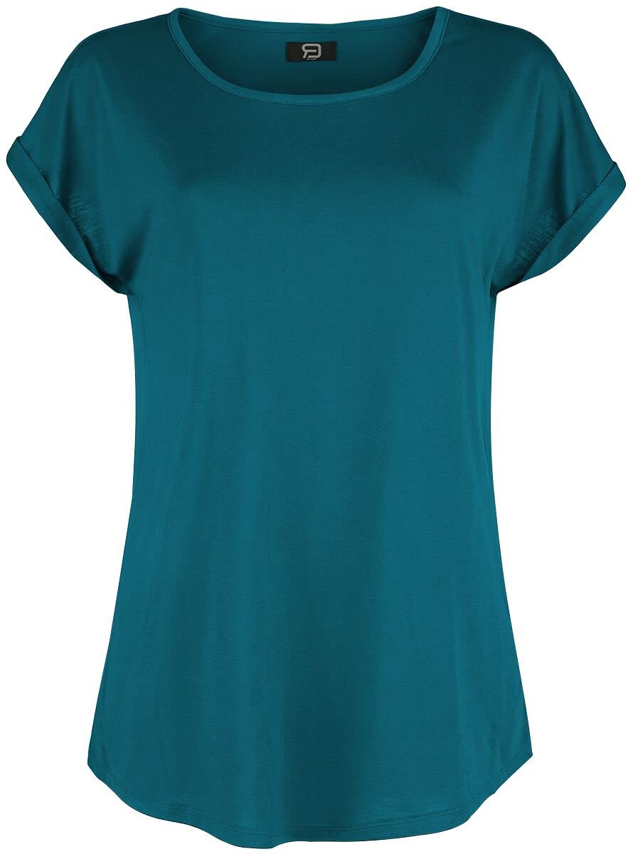 red-by-emp-t-shirt-petrol-m-weich-flie-end-damen image 1