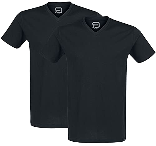 red-by-emp-basic-t-shirts-herren-schwarz-doppelpack-baumwolle image 7