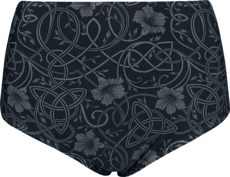 black-premium-rooted-in-reverence-high-waist-bikinihose-s-m image 1