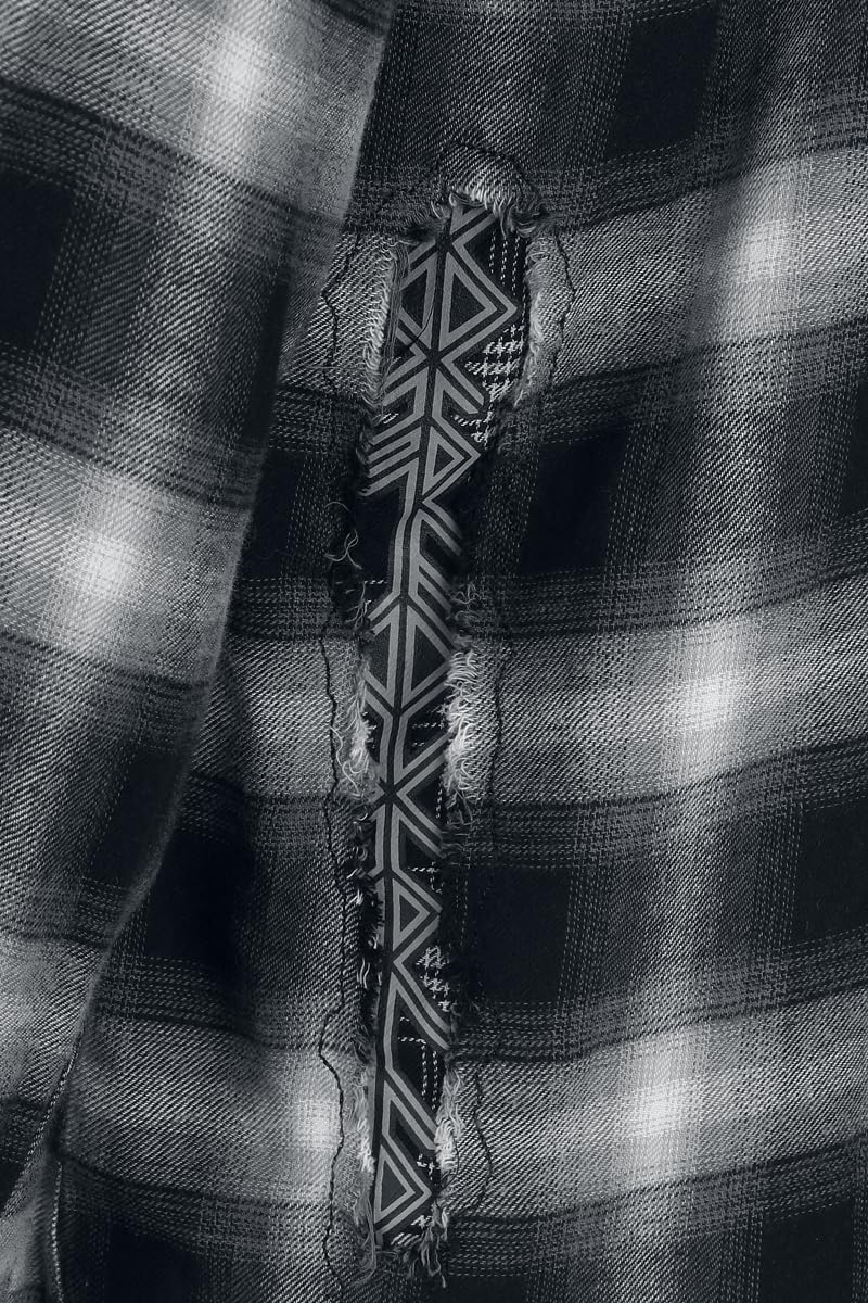 black-premium-by-emp-pagan-roots-oversized-flanellhemd-xl-schwarz image 7