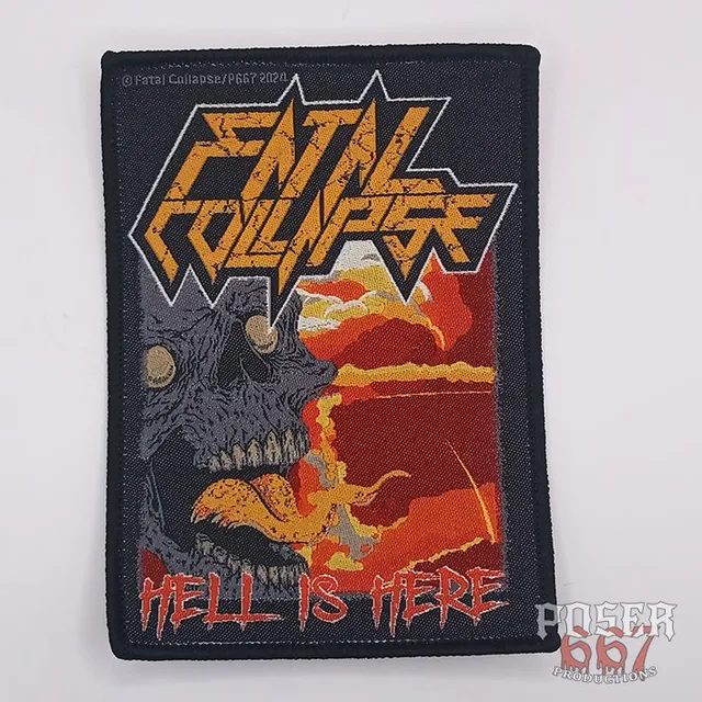 fatal-collapse-hell-is-here-patch-gewebt-11x8cm image 1