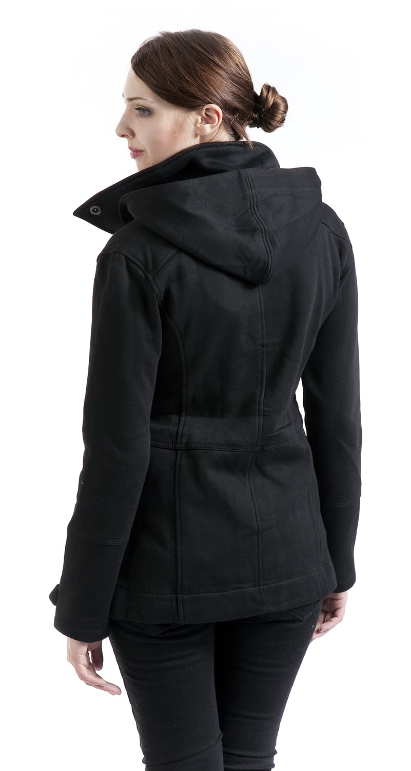 red-by-emp-schwarze-bergangsjacke-jacke-s-sweatstoff image 5
