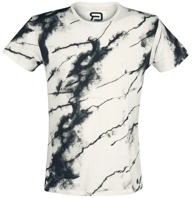 red-by-emp-allover-print-t-shirt-l-schwarz-wei image 1