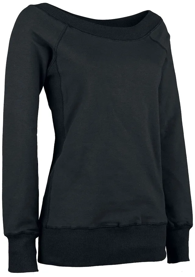 red-by-emp-sweater-damen-schwarz-rippb-ndchen-3xl-basic image 1