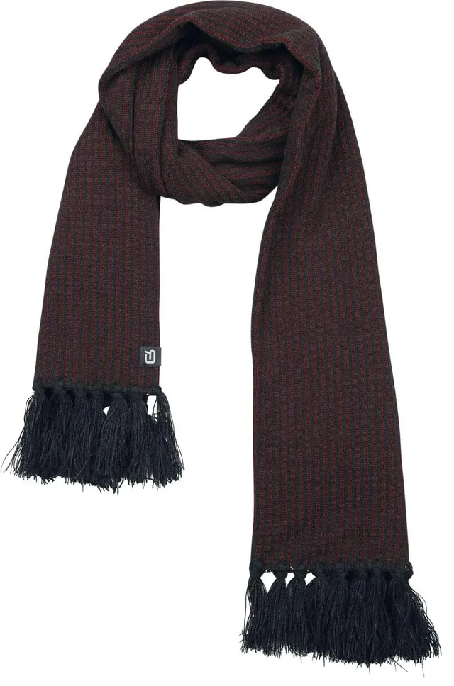 red-by-emp-snow-and-cold-schal-schwarz-rot-unisex image 1