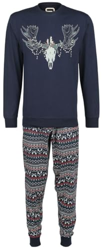 red-by-emp-weihnachts-pyjama-longsleeve-herren-dunkelblau image 7