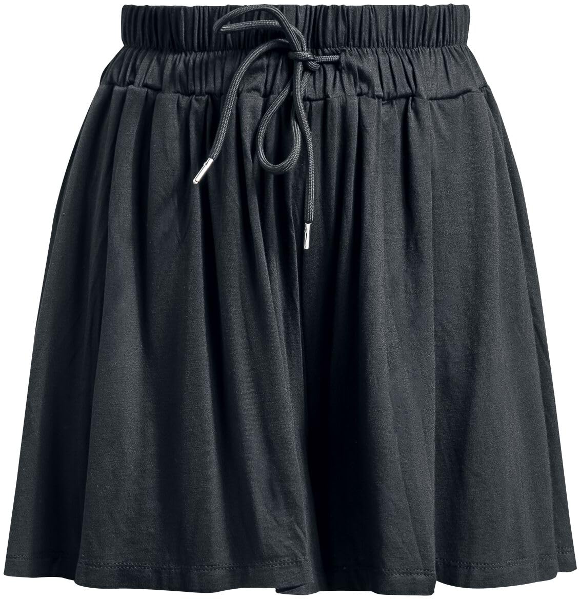 black-premium-by-emp-damen-sweatshorts-schwarz-rock-optik image 1