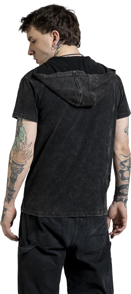 black-premium-by-emp-essential-kapuzenshirt-schn-rung-herren-schwarz image 7