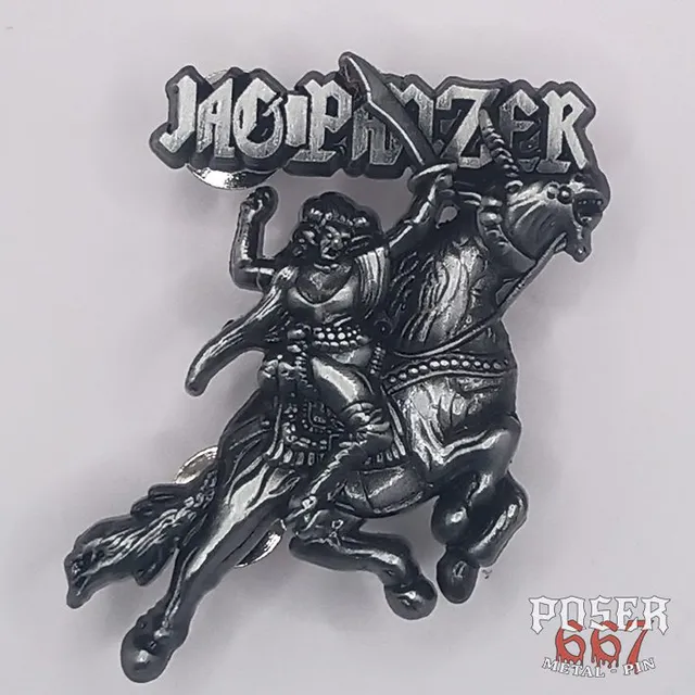 poser667-jag-panzer-ample-destruction-3d-pin-antik-silber-5-cm image 1