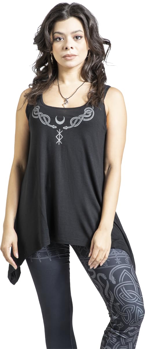 black-premium-by-emp-top-celtic-snake-print-schwarz-damen image 2