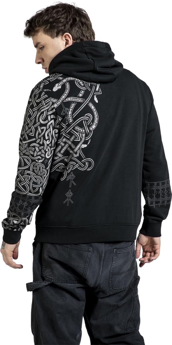 black-premium-by-emp-hoodie-mit-print-herren-schwarz-gr-e-s image 5