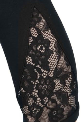 red-by-emp-leggings-mit-spitze-schwarz-damen-leggings image 8