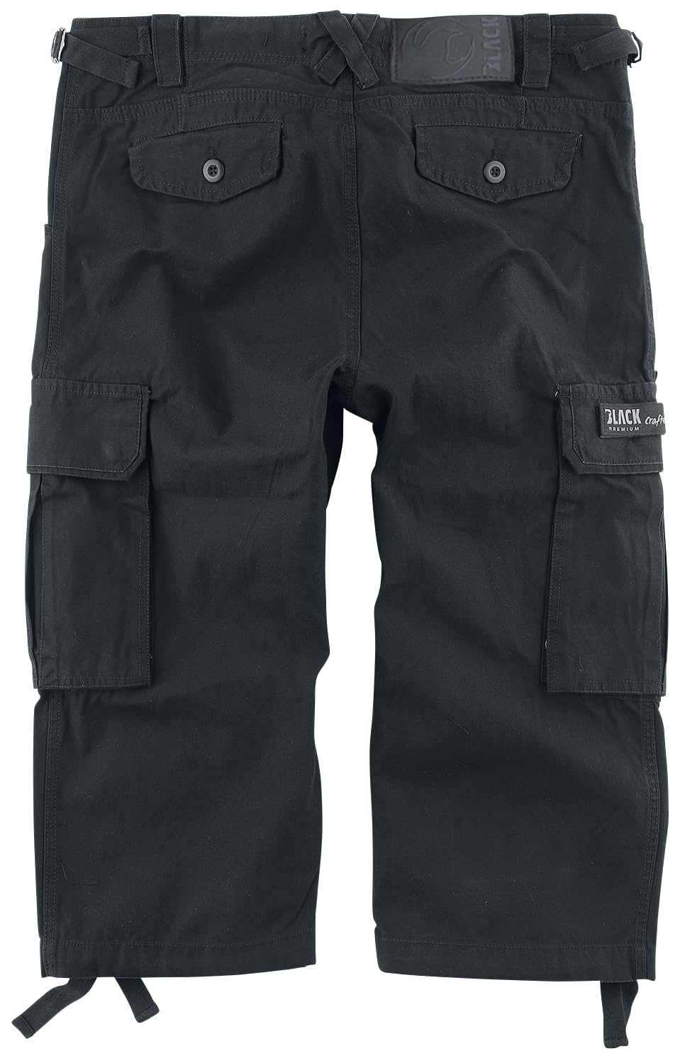 black-premium-army-vintage-cargohose-herren-schwarz-3-4 image 3
