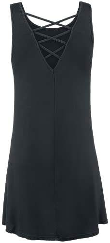 black-premium-by-emp-kleid-mit-schn-rung-damen-schwarz-l image 8