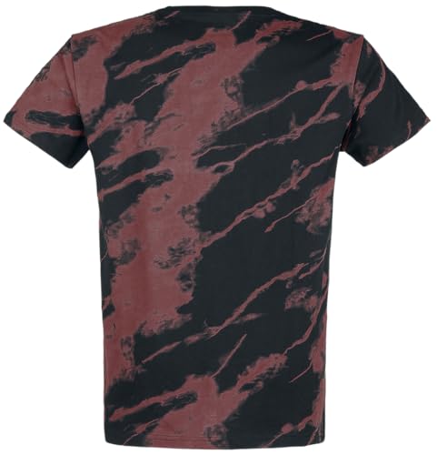red-by-emp-t-shirt-schwarz-rot-herren-basic-shirt image 8