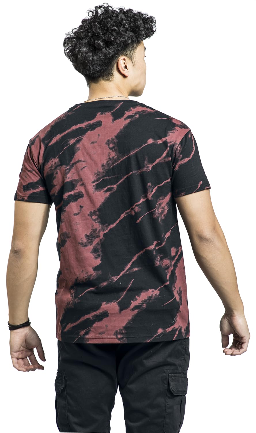 red-by-emp-t-shirt-schwarz-rot-herren-basic-shirt image 5