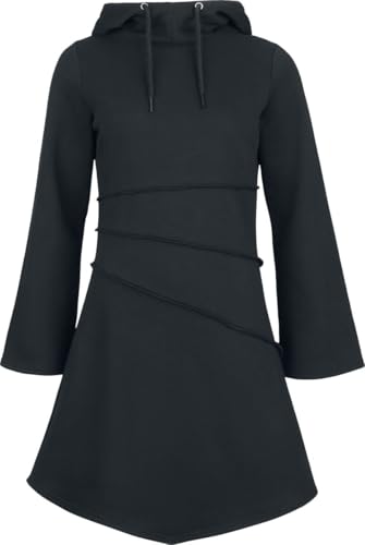 black-premium-by-emp-kurzes-kleid-mit-kapuze-schwarz-gr-m image 6