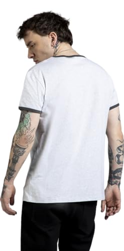 red-by-emp-herren-t-shirt-grau-basic-schwarze-highlights image 8