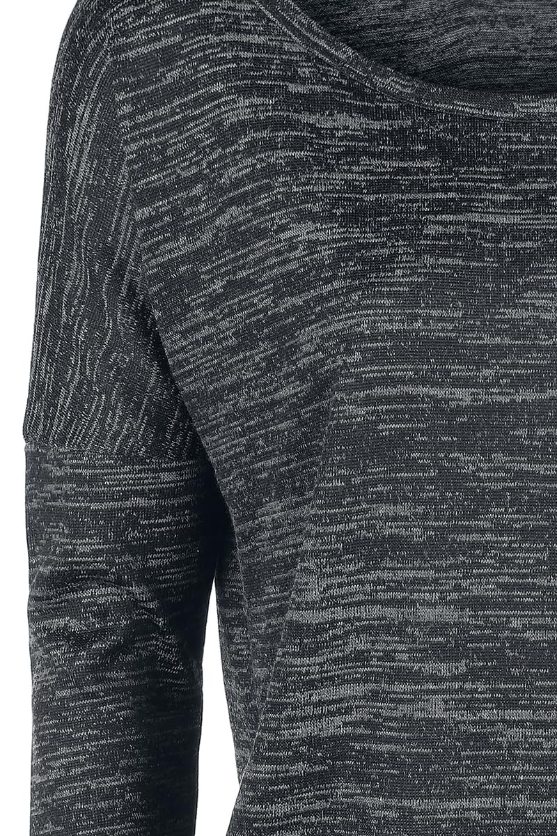 red-by-emp-longsleeves-basic-langarmshirt-grau-meliert-xl image 5