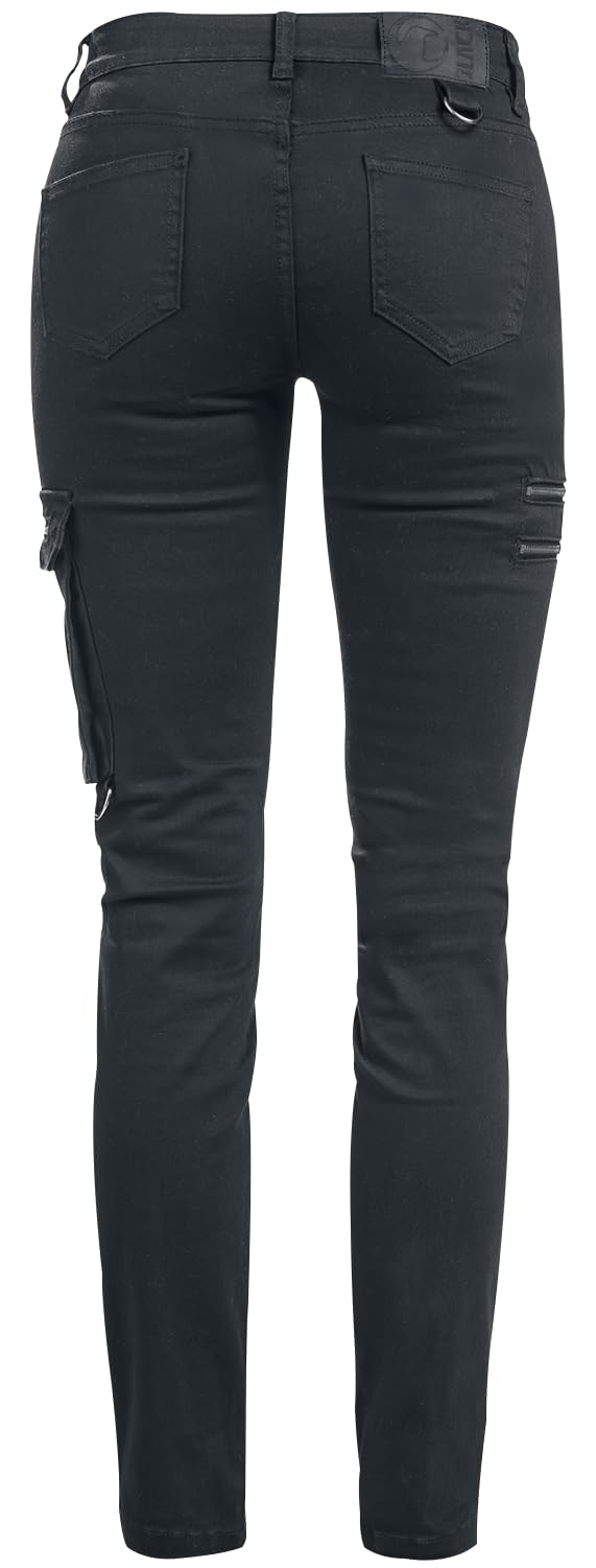 black-premium-by-emp-jeans-damen-schwarz-mit-rei-verschl-ssen-29w-30l image 3