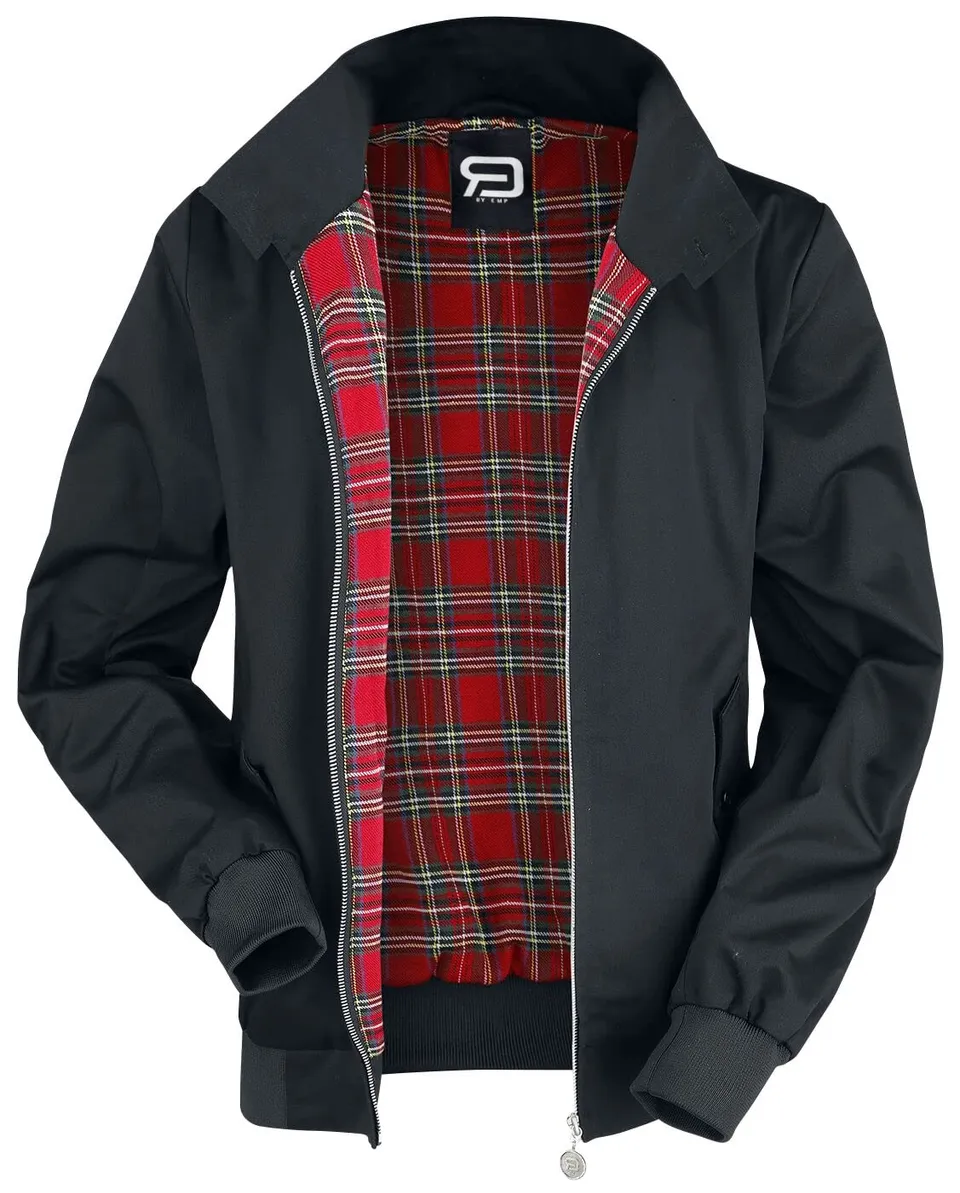 red-by-emp-jacke-schwarz-kariertes-futter-gr-l-herren image 1