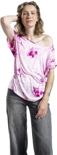 red-by-emp-wei-pinkes-batik-t-shirt-damen image 7