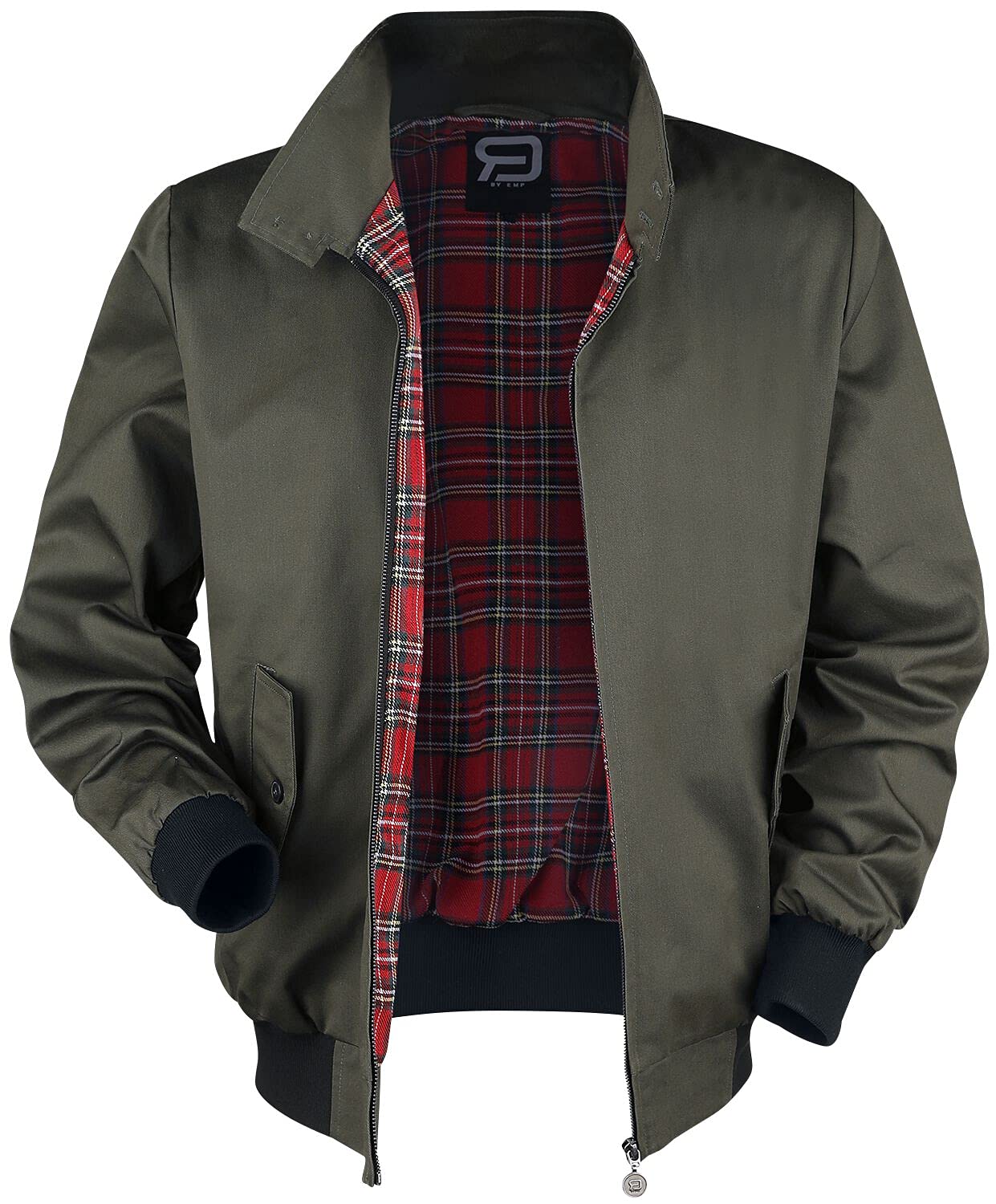 red-by-emp-bergangsjacke-jacke-xl-khaki-stehkragen image 1