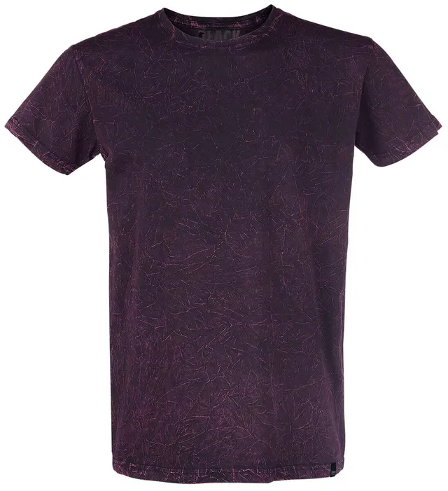 black-premium-t-shirt-dunkelrot-waschung-herren-xl image 1
