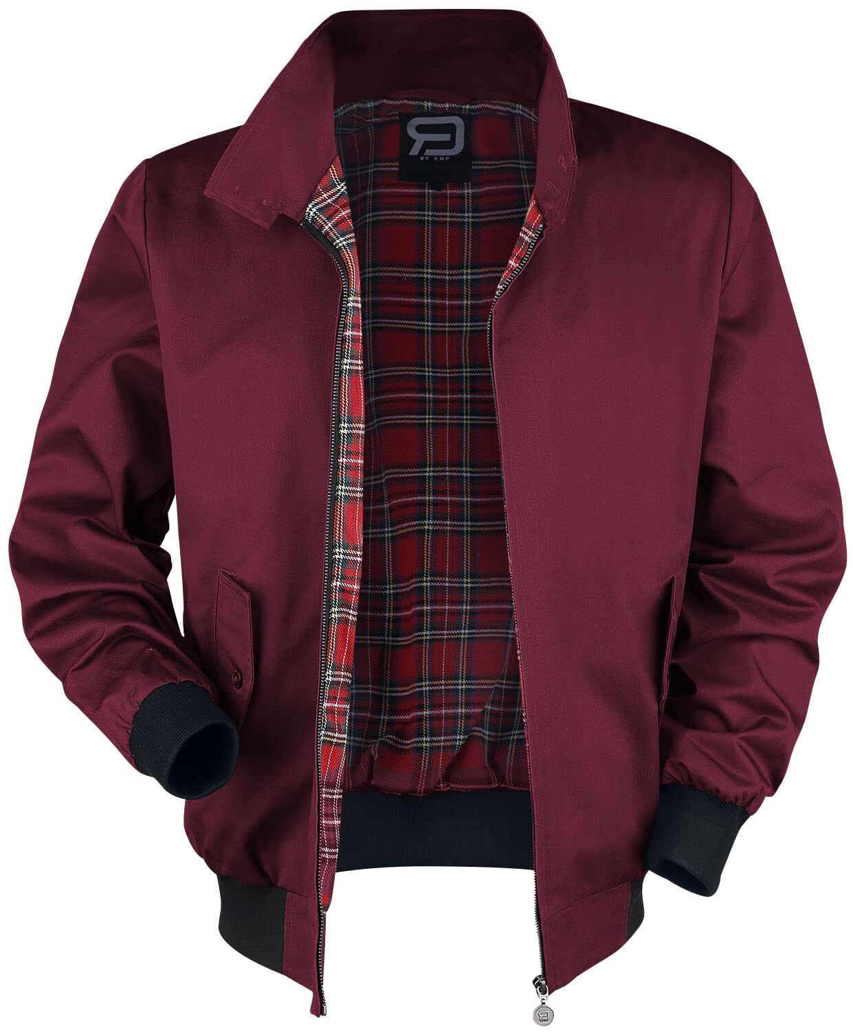 red-by-emp-herren-bomberjacke-bordeaux-gr-e-m-stehkragen image 1