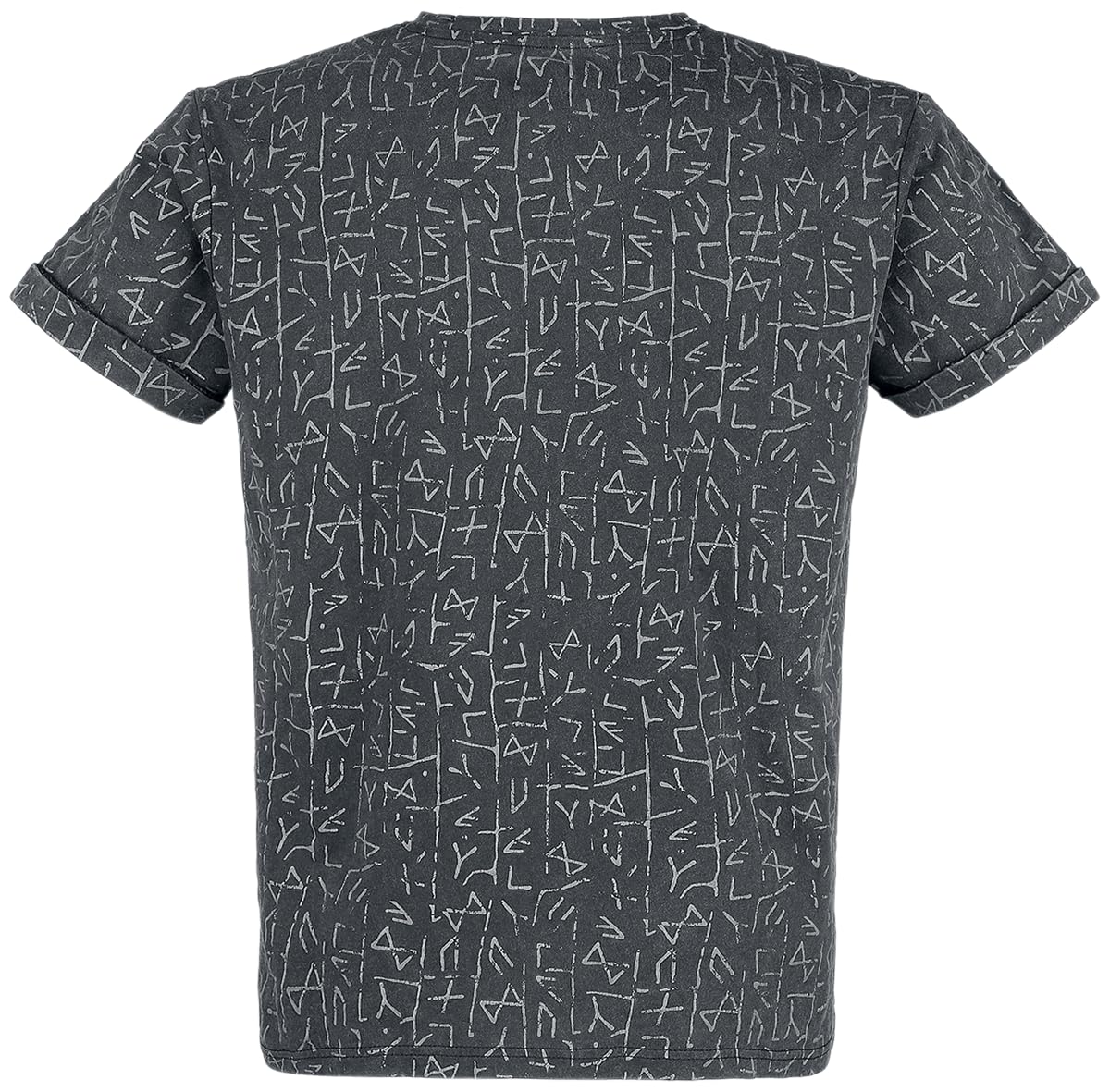 black-premium-by-emp-t-shirts-graues-rabenprint-t-shirt image 3