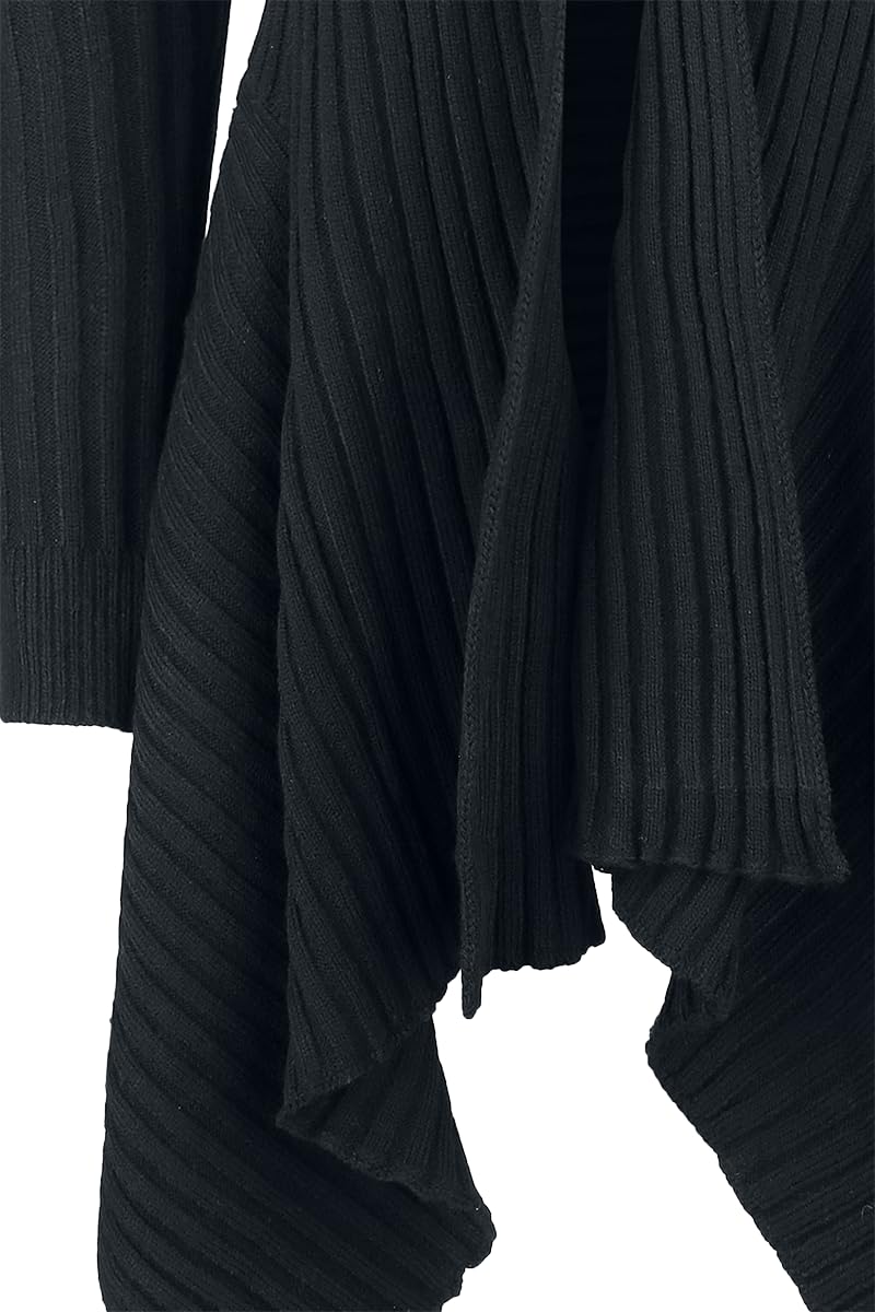 black-premium-by-emp-strick-cardigan-schwarz-m-schalkragen image 2