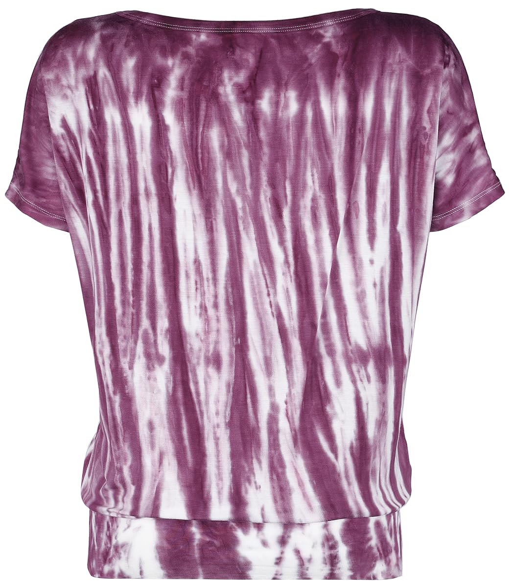 red-by-emp-batik-t-shirt-damen-wei-lila-locker image 3
