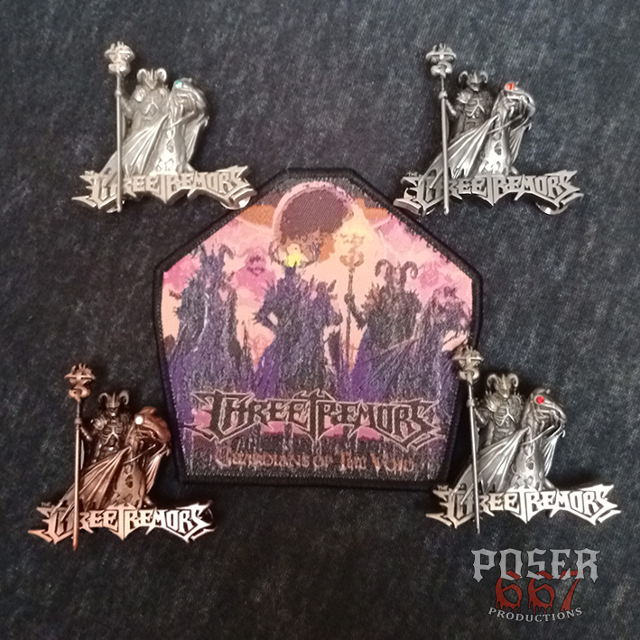 poser667-the-3-tremors-guardians-pin-5-cm-antik-silber image 3