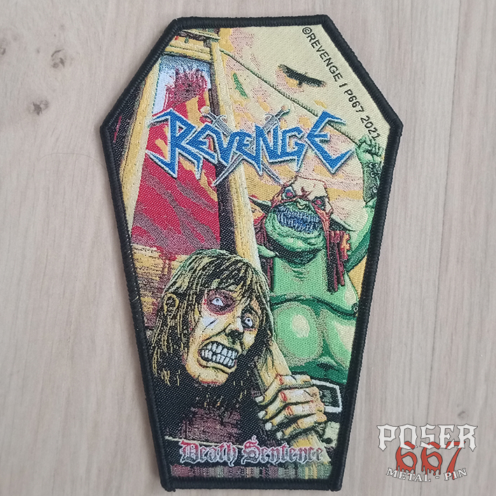 revenge-death-sentence-patch-aufn-her-sarg-12-cm image 4