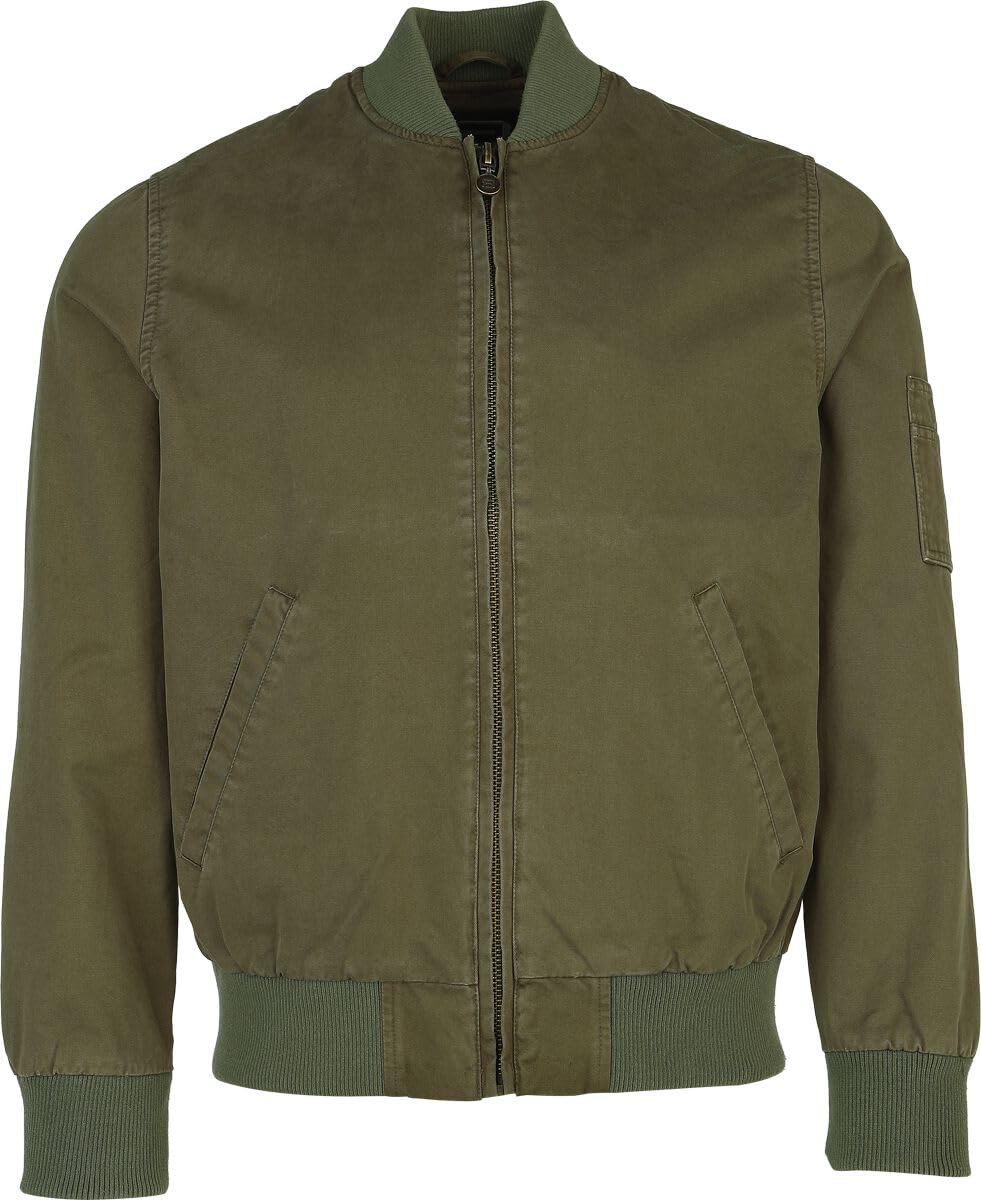 red-by-emp-washed-blouson-jacket-khaki-gr-e-l image 1