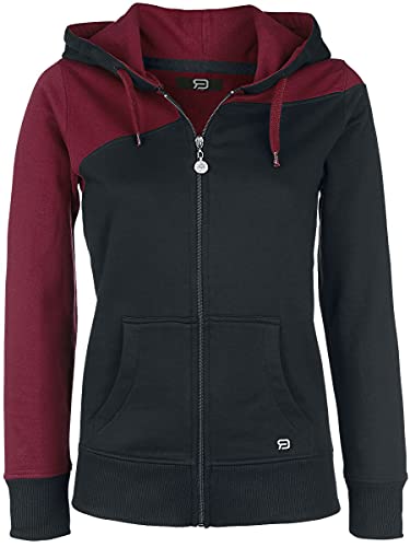 red-by-emp-sweatjacke-kapuze-damen-schwarz-rot-l image 7