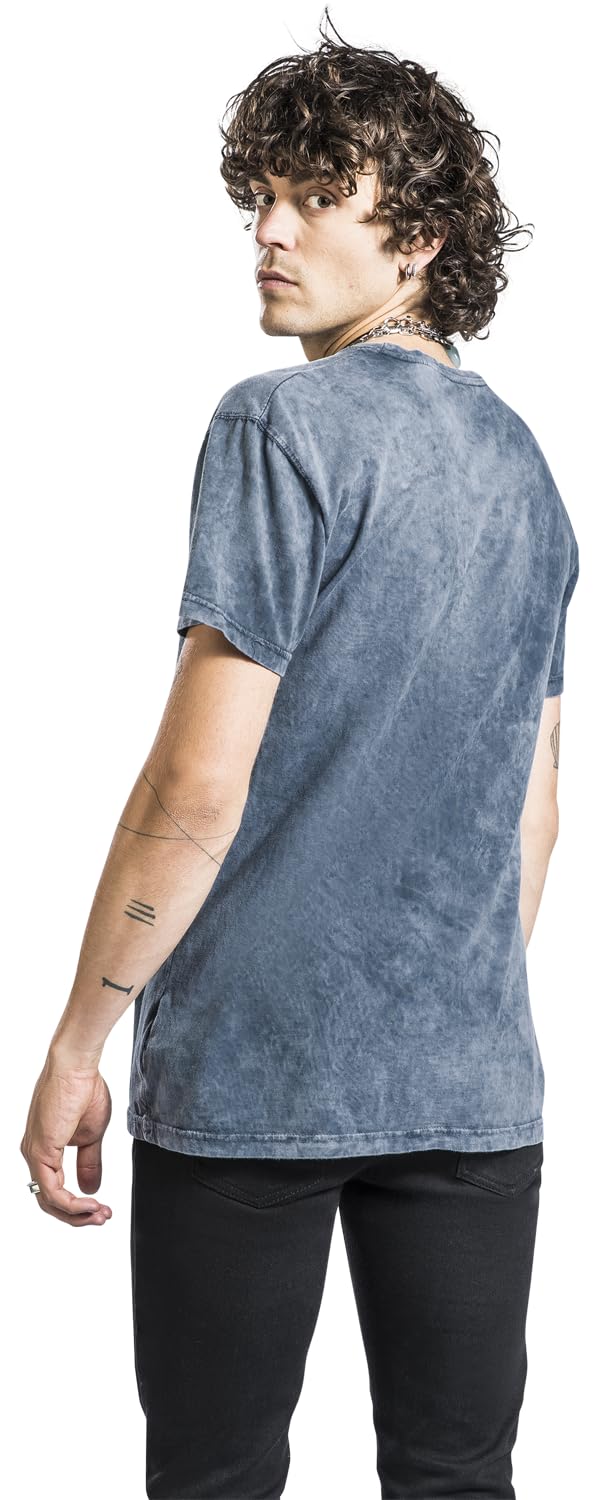 black-premium-by-emp-graues-batik-basic-t-shirt-herren image 5