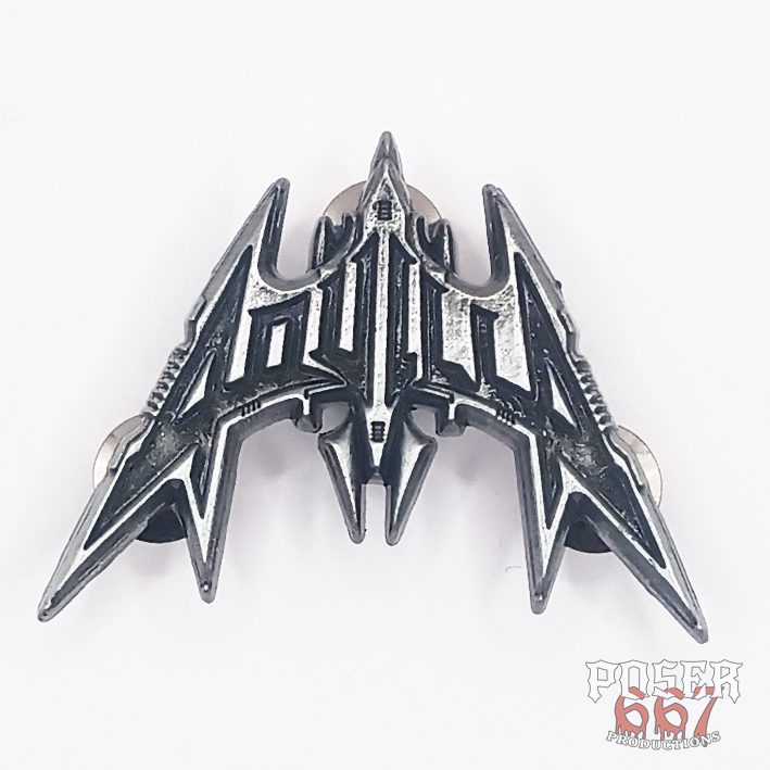 aquilla-logo-3d-pin-metall-antiksilber-5-cm image 1