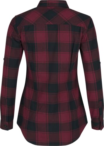 red-by-emp-hemden-damen-bluse-schwarz-rot-hemdkragen-gr-l image 7