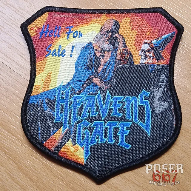 poser667-heavens-gate-hell-for-sale-patch-10-cm-schwarz image 1