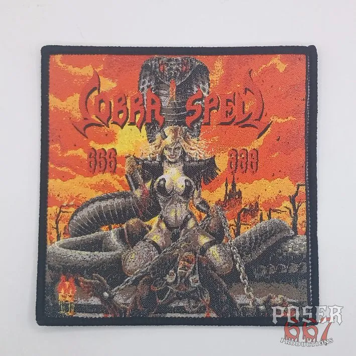 cobra-spell-666-patch-gewebt-9-5-x-9-5-cm-schwarzer-rand image 1